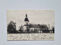 Vykort INSJÖN ÅLS KYRKA 1902