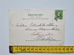 Vykort INSJÖN ÅLS KYRKA 1902