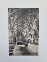 Vykort Interiör af Brahekyrkan, Visingsö