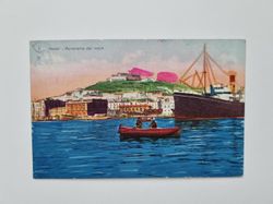 Vykort Napoli Panorama dal mare.