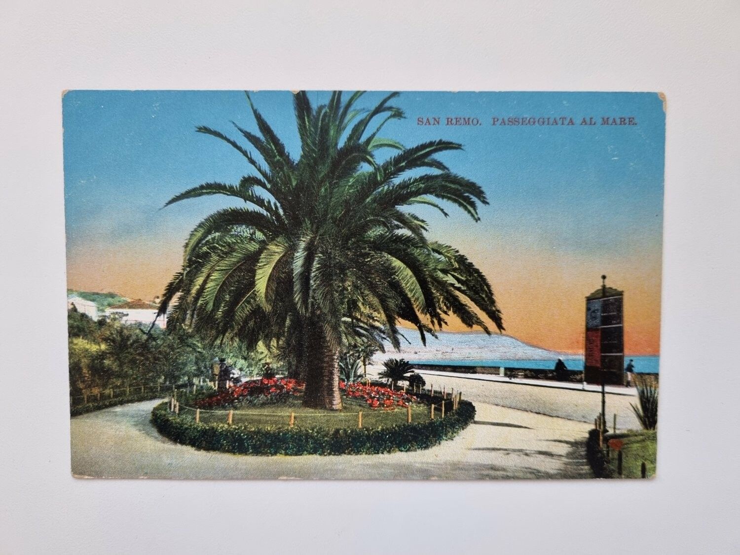 Vykort SAN REMO, PASSEGGIATA AL MARE