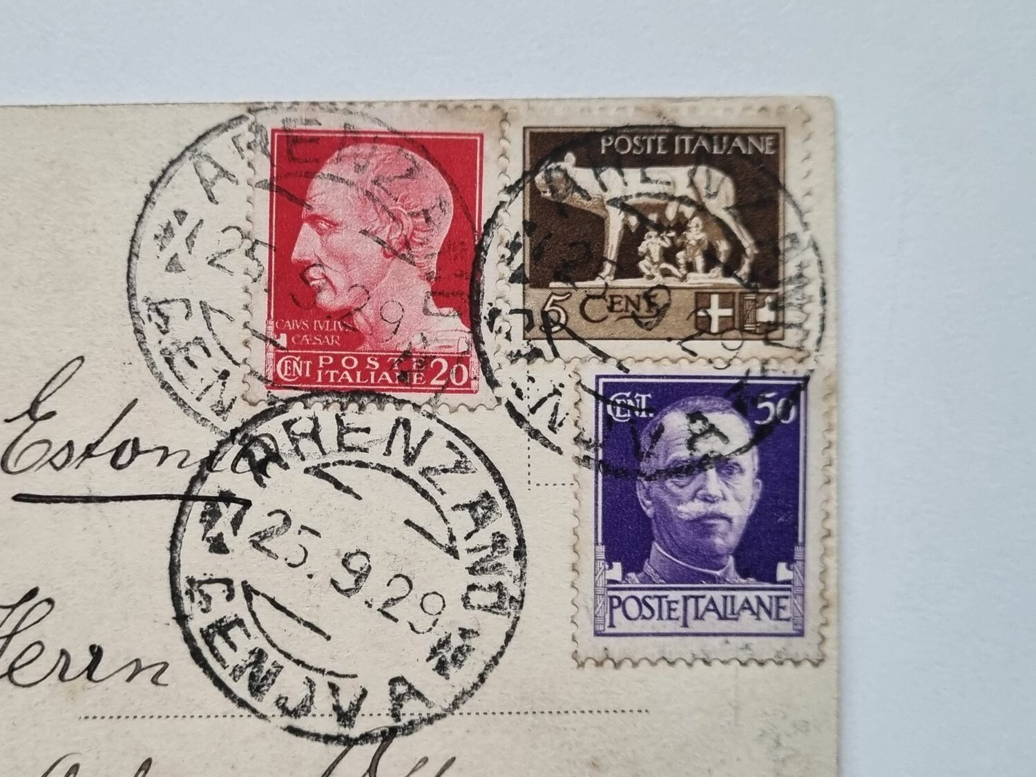Vykort Italien, ARENZANO Da Capo Panaggi 1929