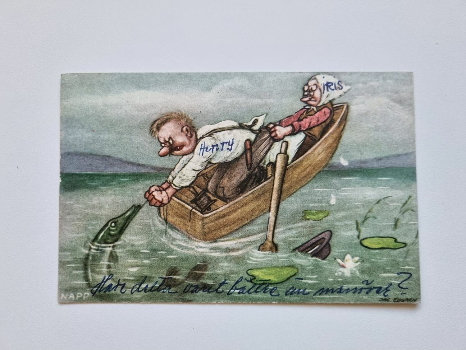 Vykort Jac Edgren, Nordisk Konst