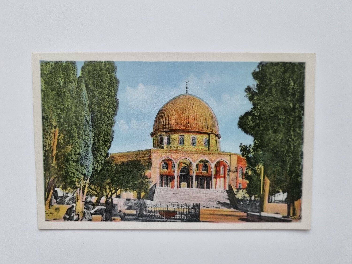 Vykort Jerusalem. The Dome of the Rock