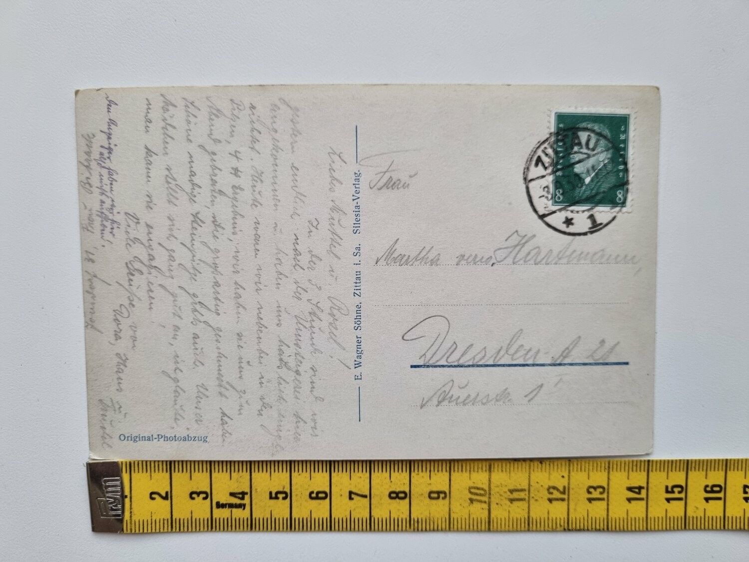 Vykort Jonsdorf. Albertfelsen u. Hochwald 1930