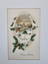 Vykort Julkort, A merry Christmas