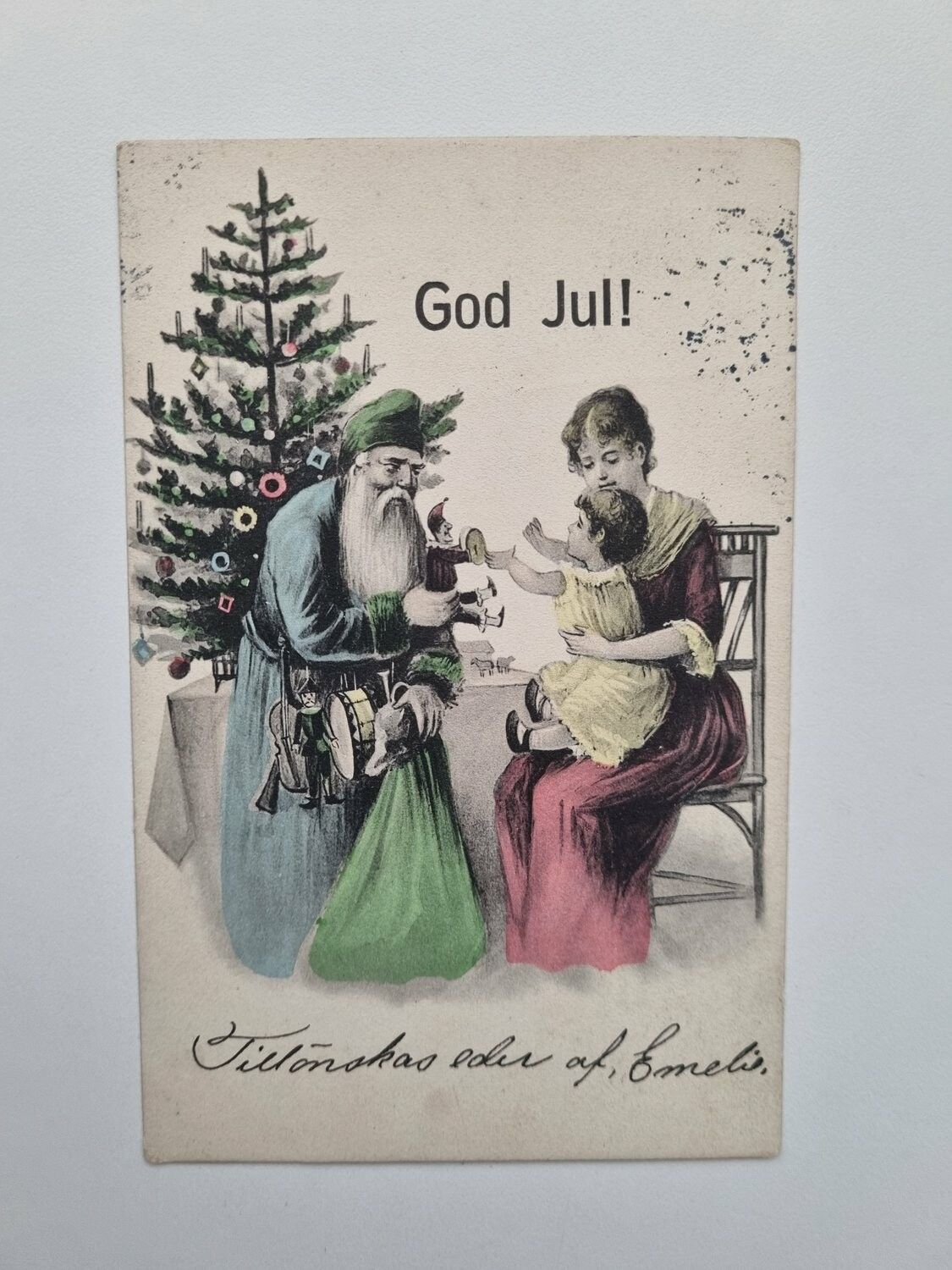 Vykort Julkort, God Jul!