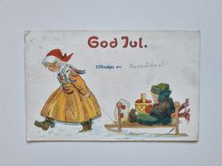 Vykort Julkort, God Jul