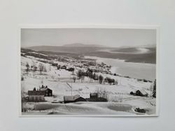 Vykort Björnänge. Utsikt mot öster