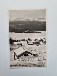 Vykort Motiv från Björnänge med Renfjället