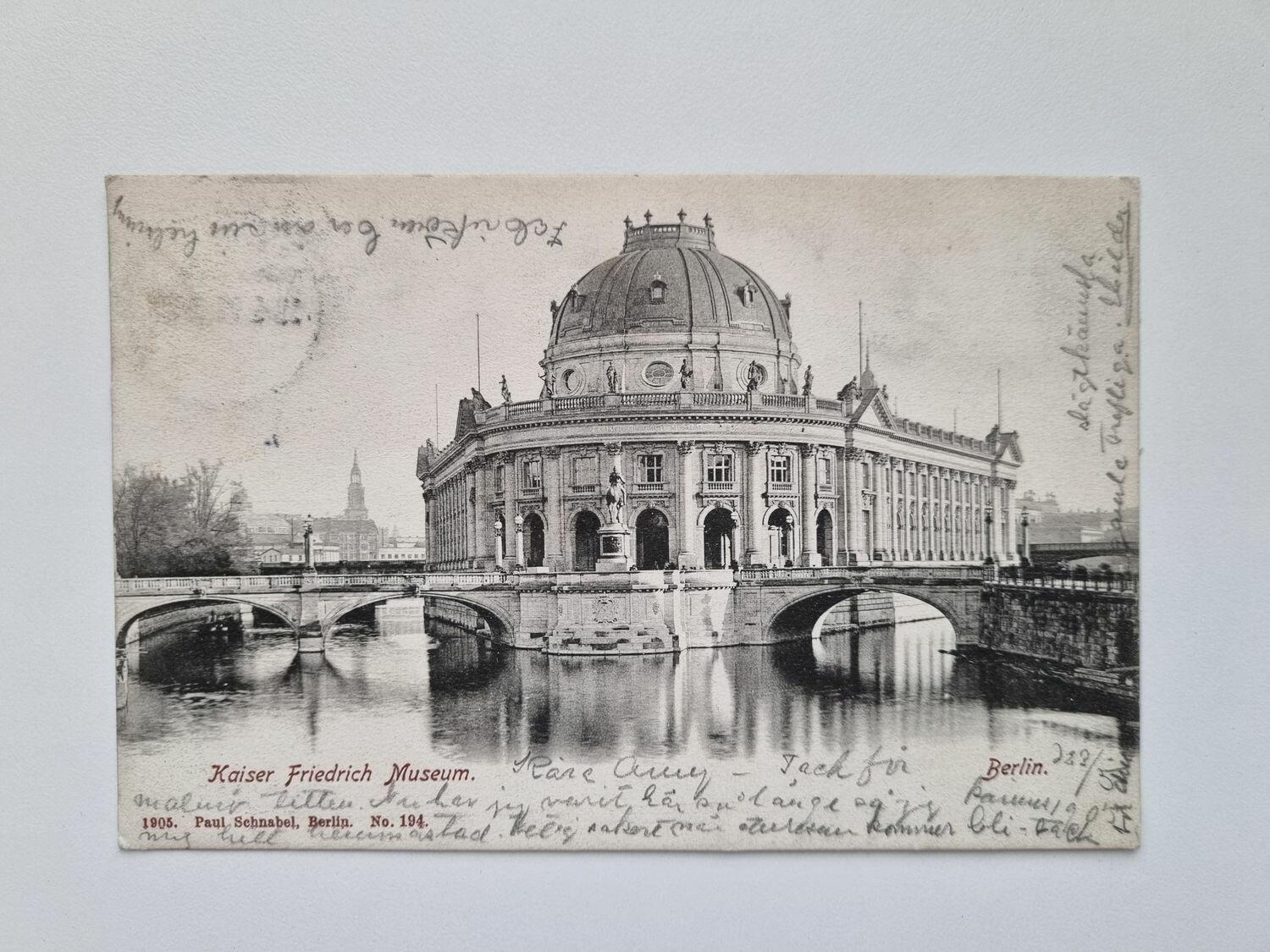 Vykort Kaiser Friedrich Museum. Berlin