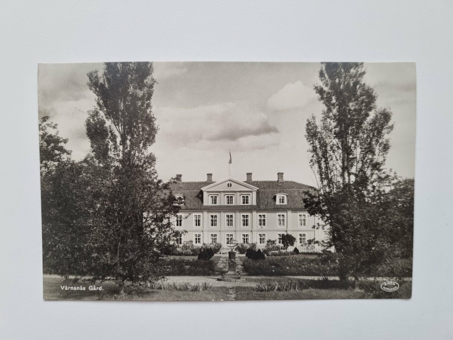 Vykort Värnanäs Gård 1934