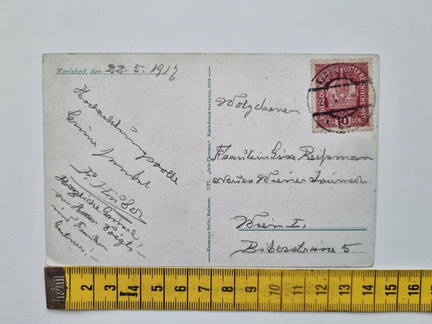 Vykort Karlsbad. Muhlbrunnkolannade