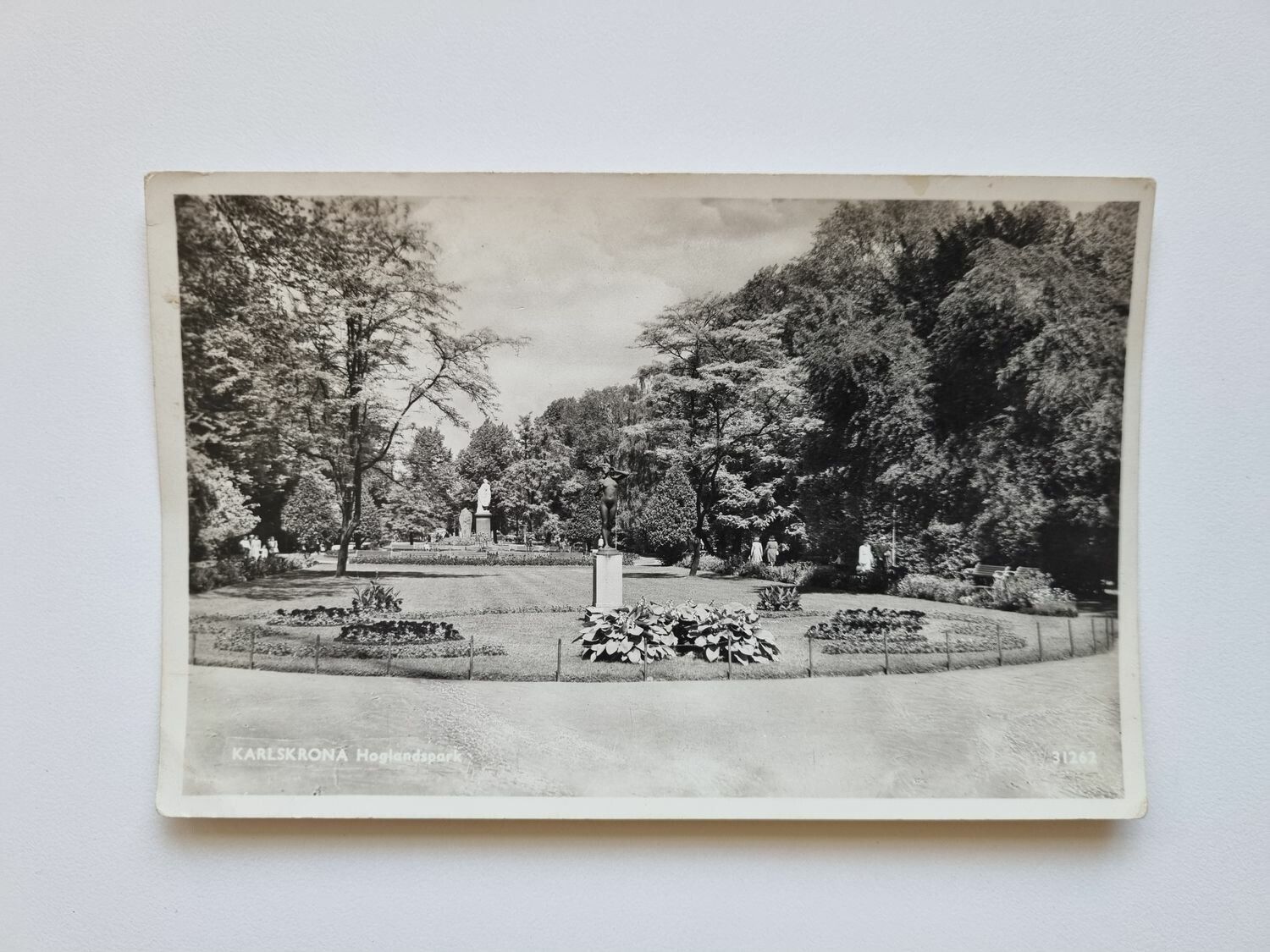 Vykort Karlskrona Hoglands Park