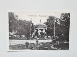 Vykort Karlskrona. Hoglands Park.