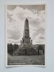 Vykort Karolinermonument i Duved
