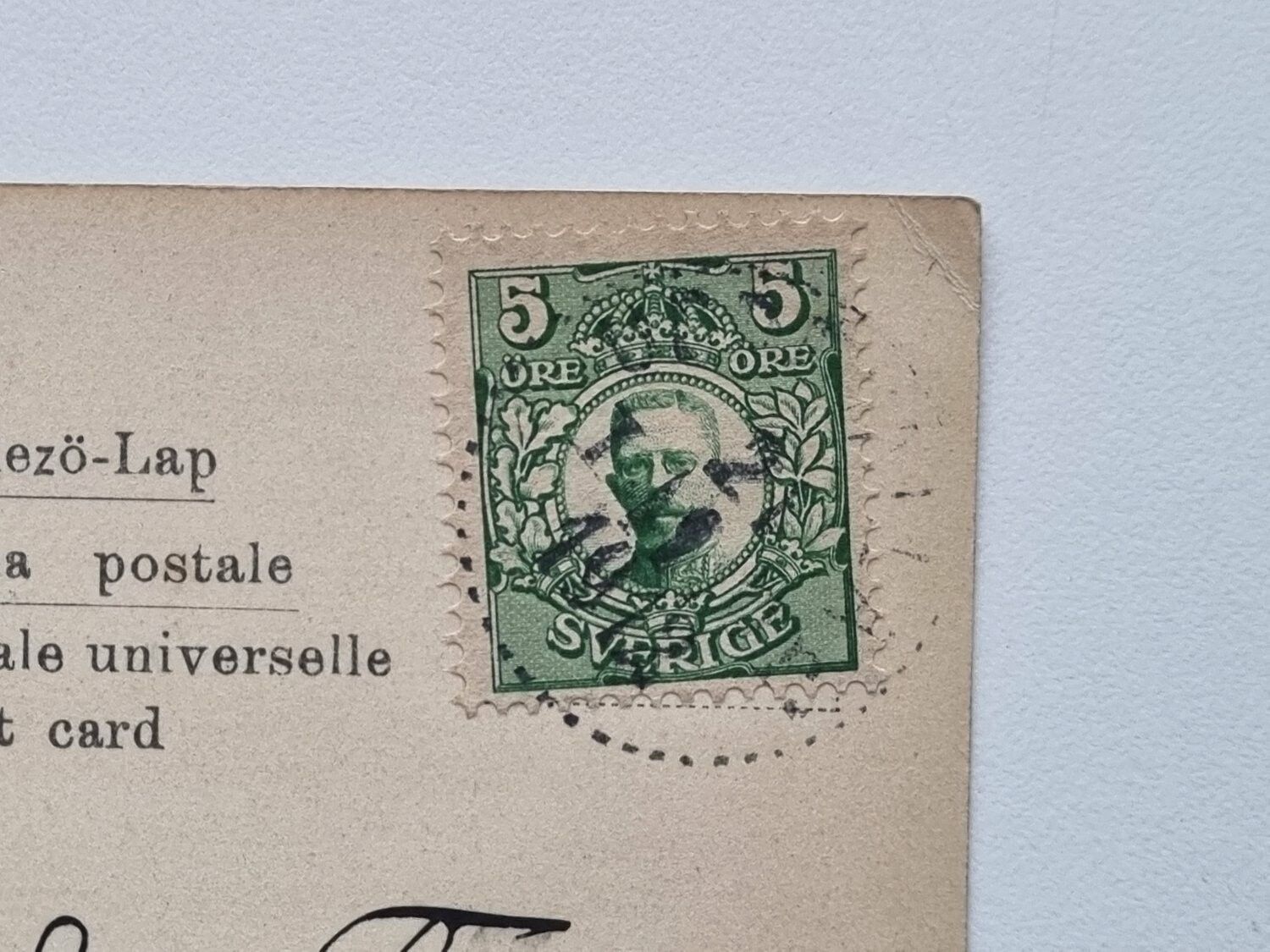 Vykort Kasenskogen Uddevalla, 1912