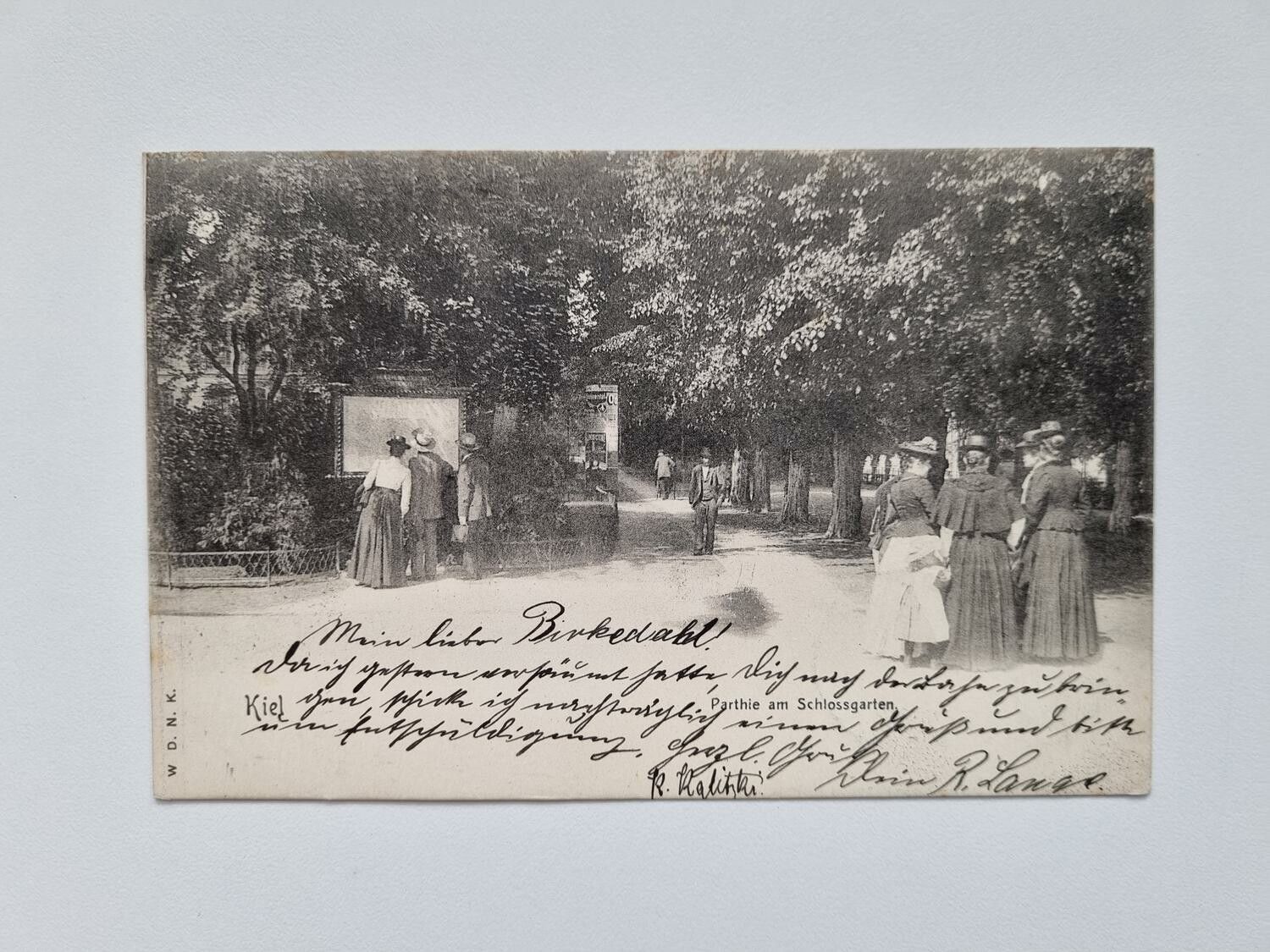 Vykort Kiel 1902