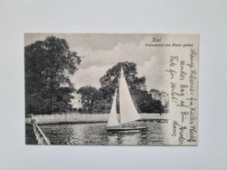 Vykort Kiel Prinzenpalais vom Wasser gesehen 1905