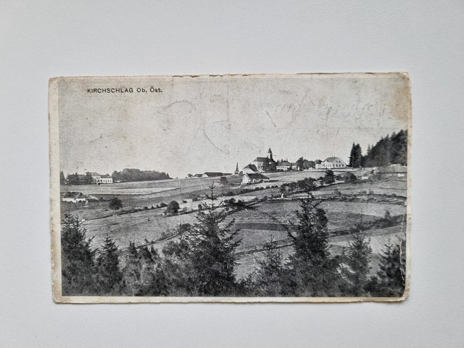 Vykort KIRCHSCHLAG Ob. Öst,