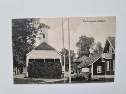 Vykort Klockstapeln, Medevi 1914