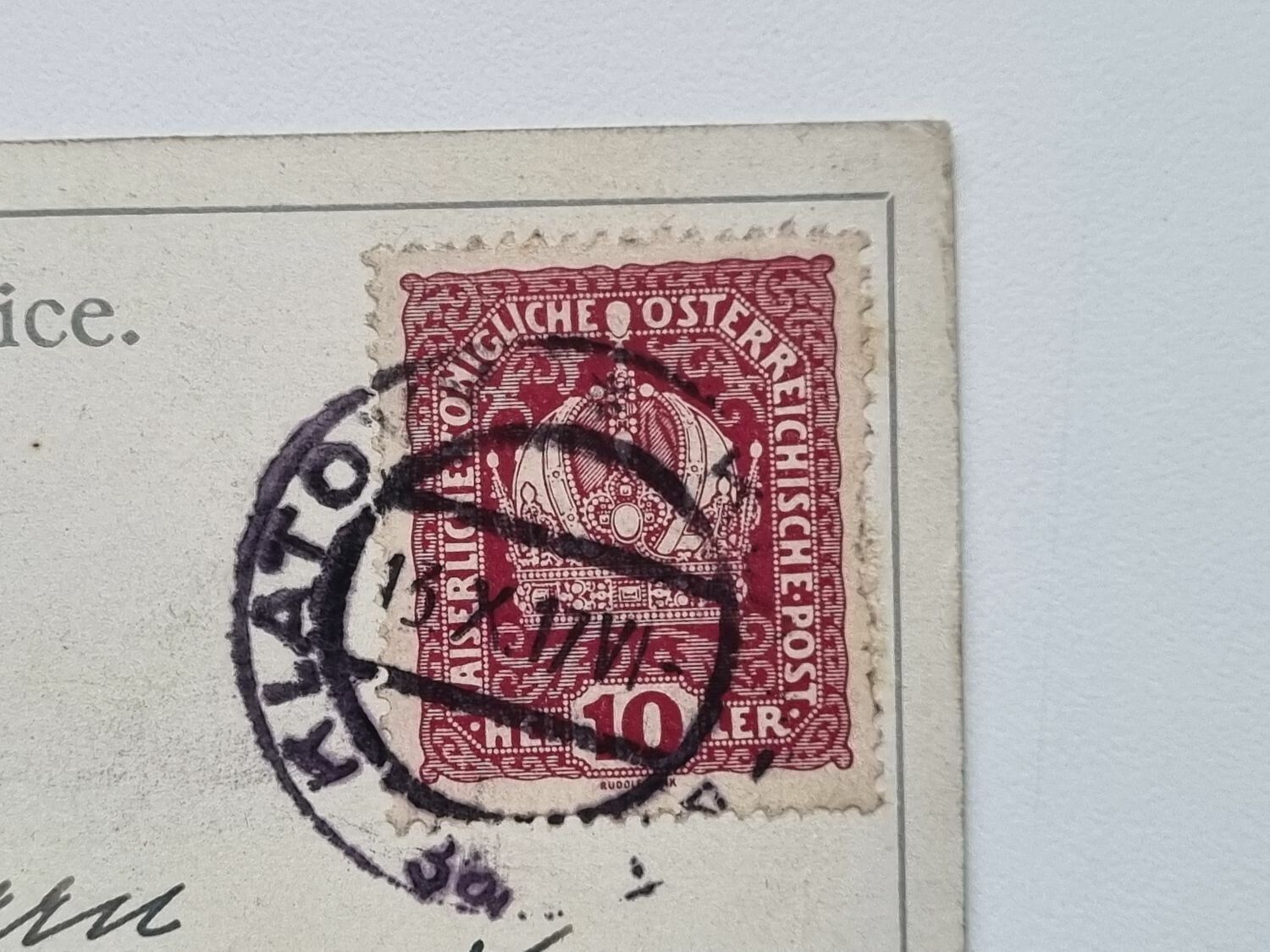 Vykort KLATOVY 1917