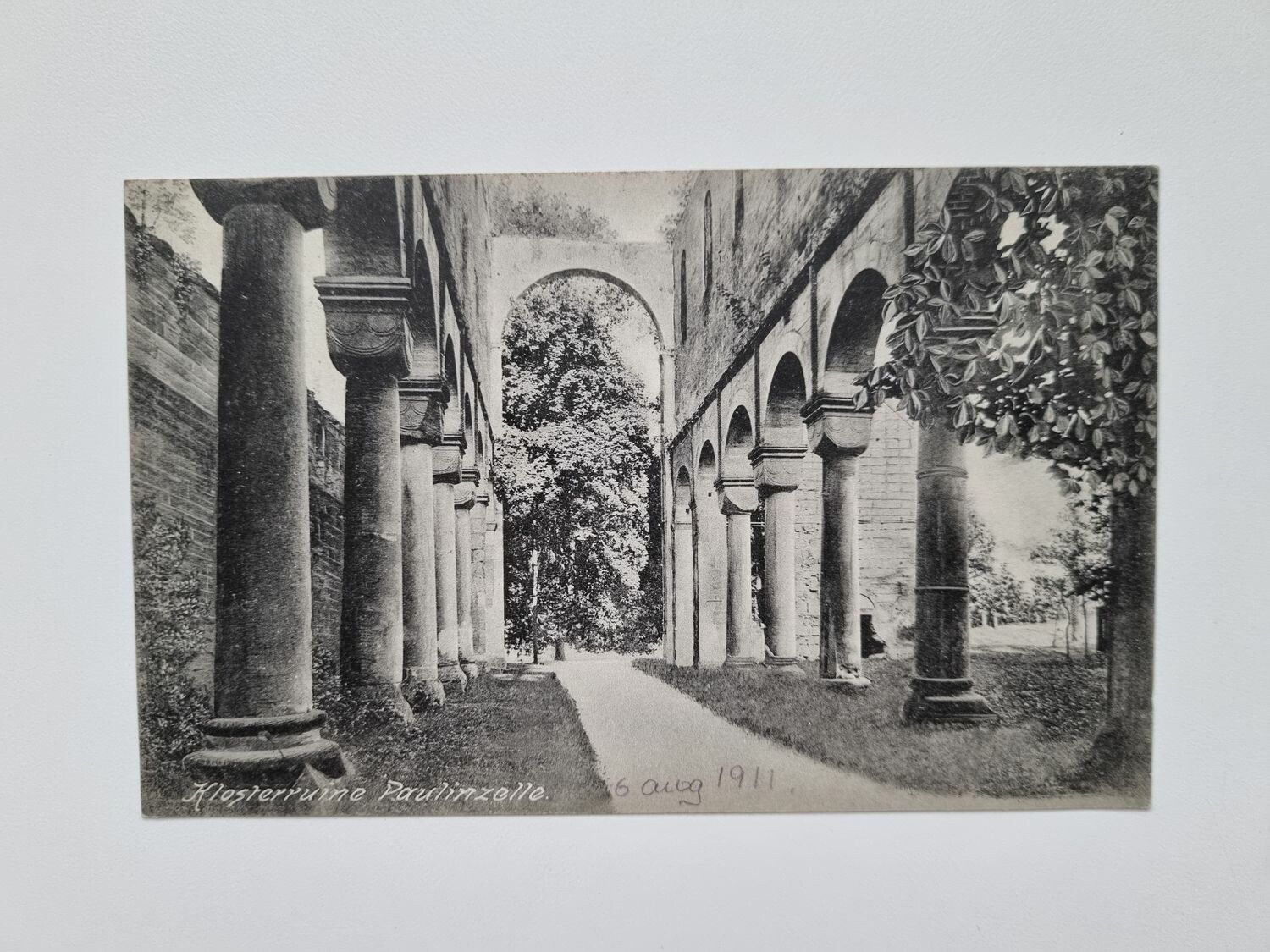 Vykort Klosterruine Paulinzella 1911