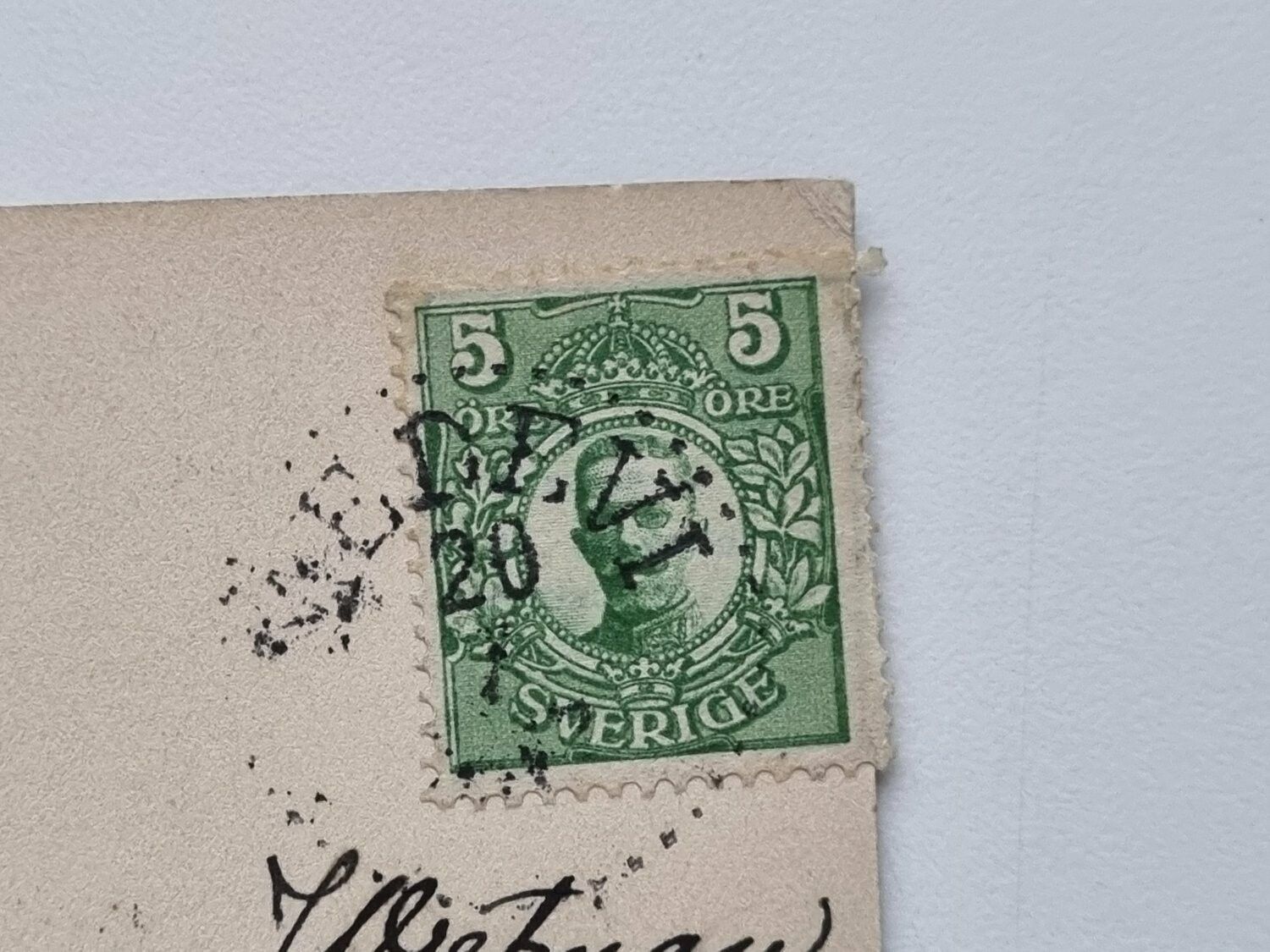 Vykort Klockstapeln, Medevi 1914