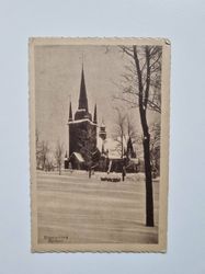 Vykort Kopparberg Kyrkan 1921