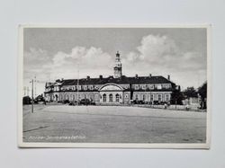 Vykort Korsør Jernbanestation 1950