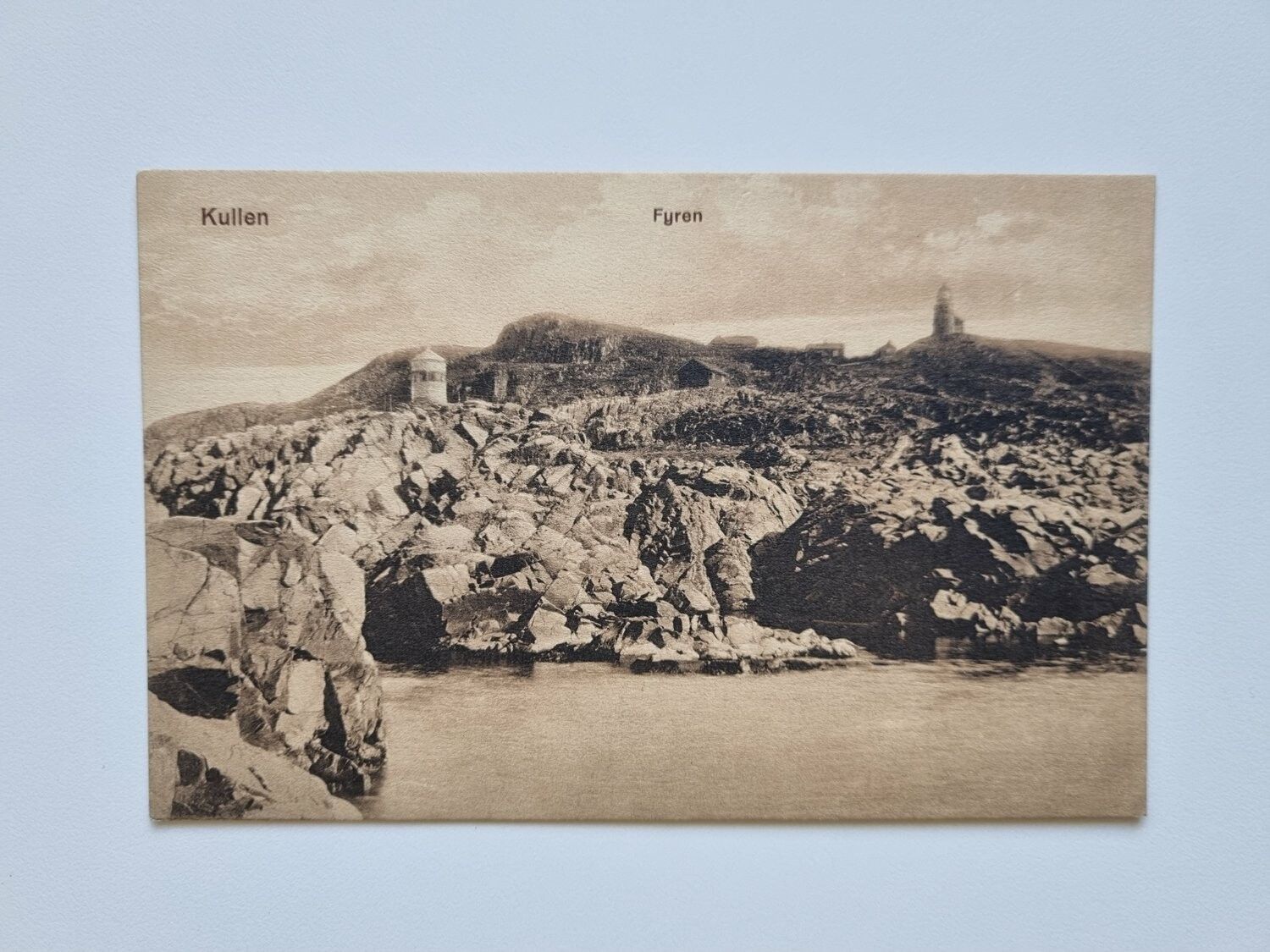 Vykort Kullen Fyren, 1916