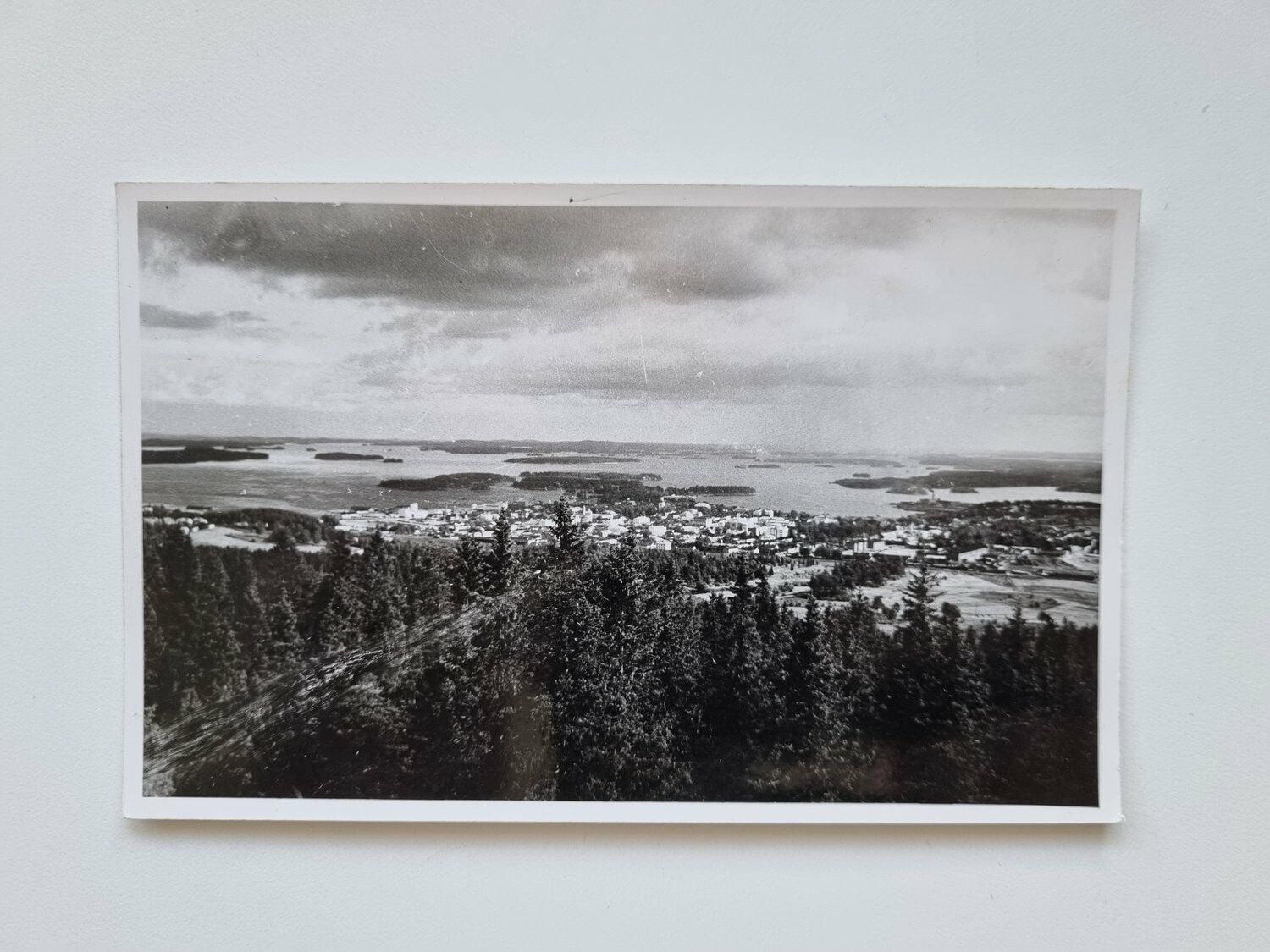 Vykort KUOPIO, NÄKYMÄ PUIJOLTA
