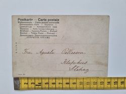Vykort Kvinna och barn, daterad 1908