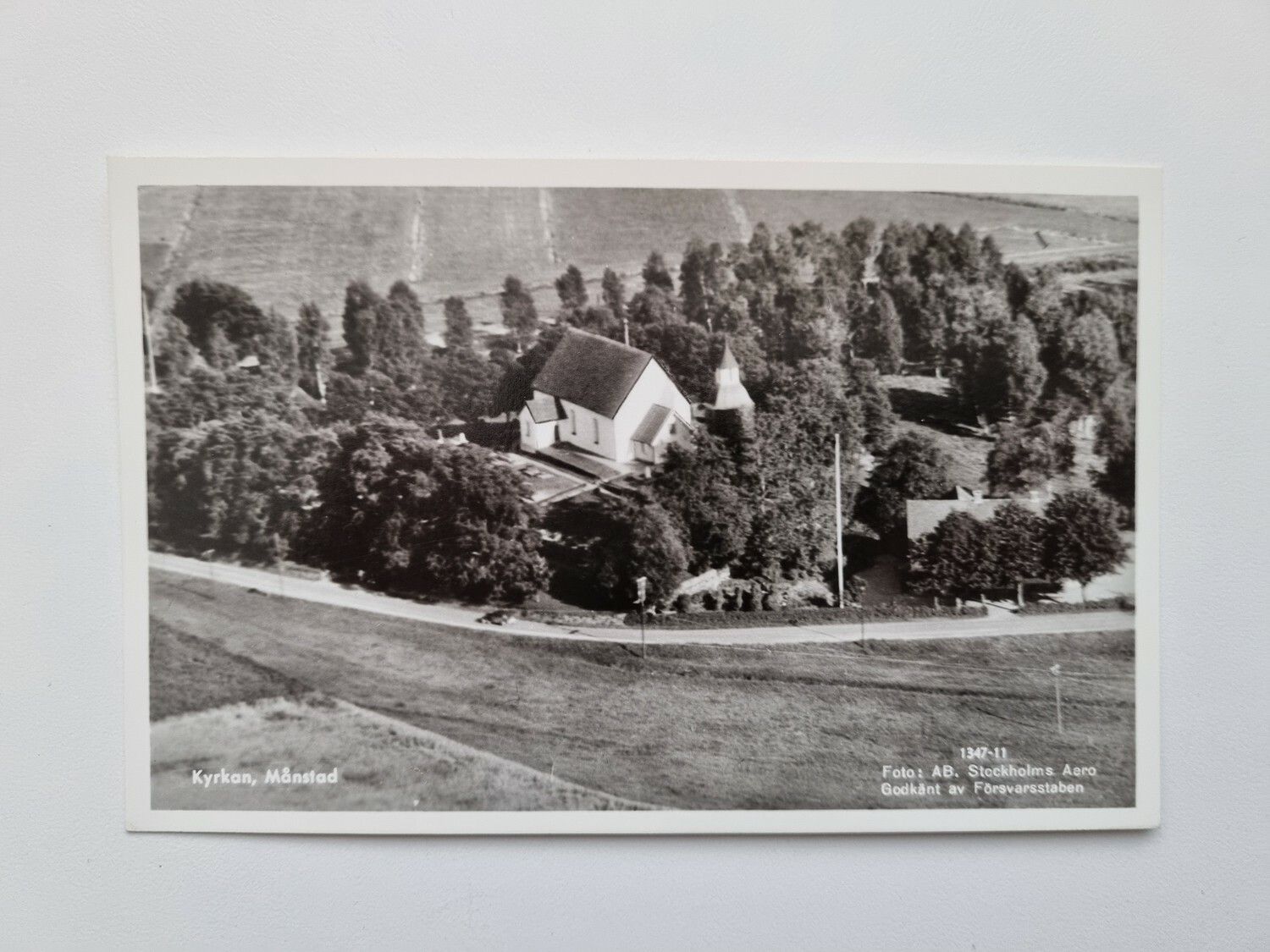 Vykort Kyrkan, Månstad