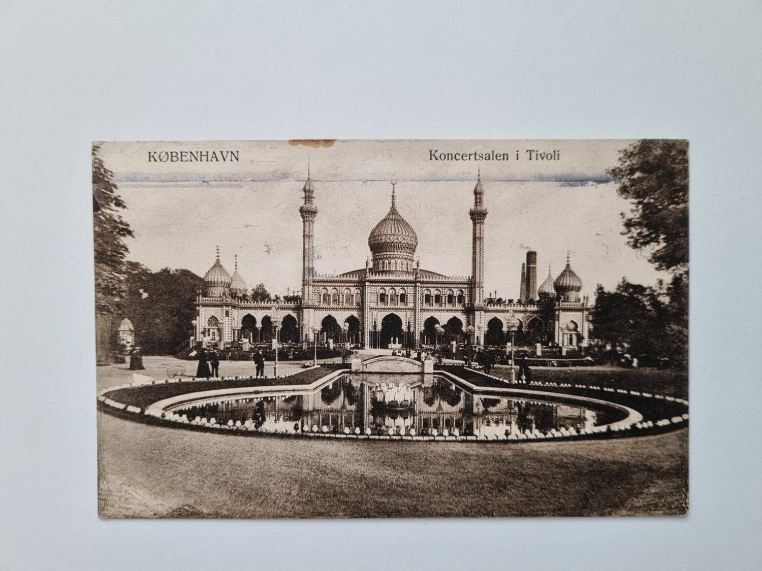 Vykort KØBENHAVN Koncertsalen i Tivoli, 1918