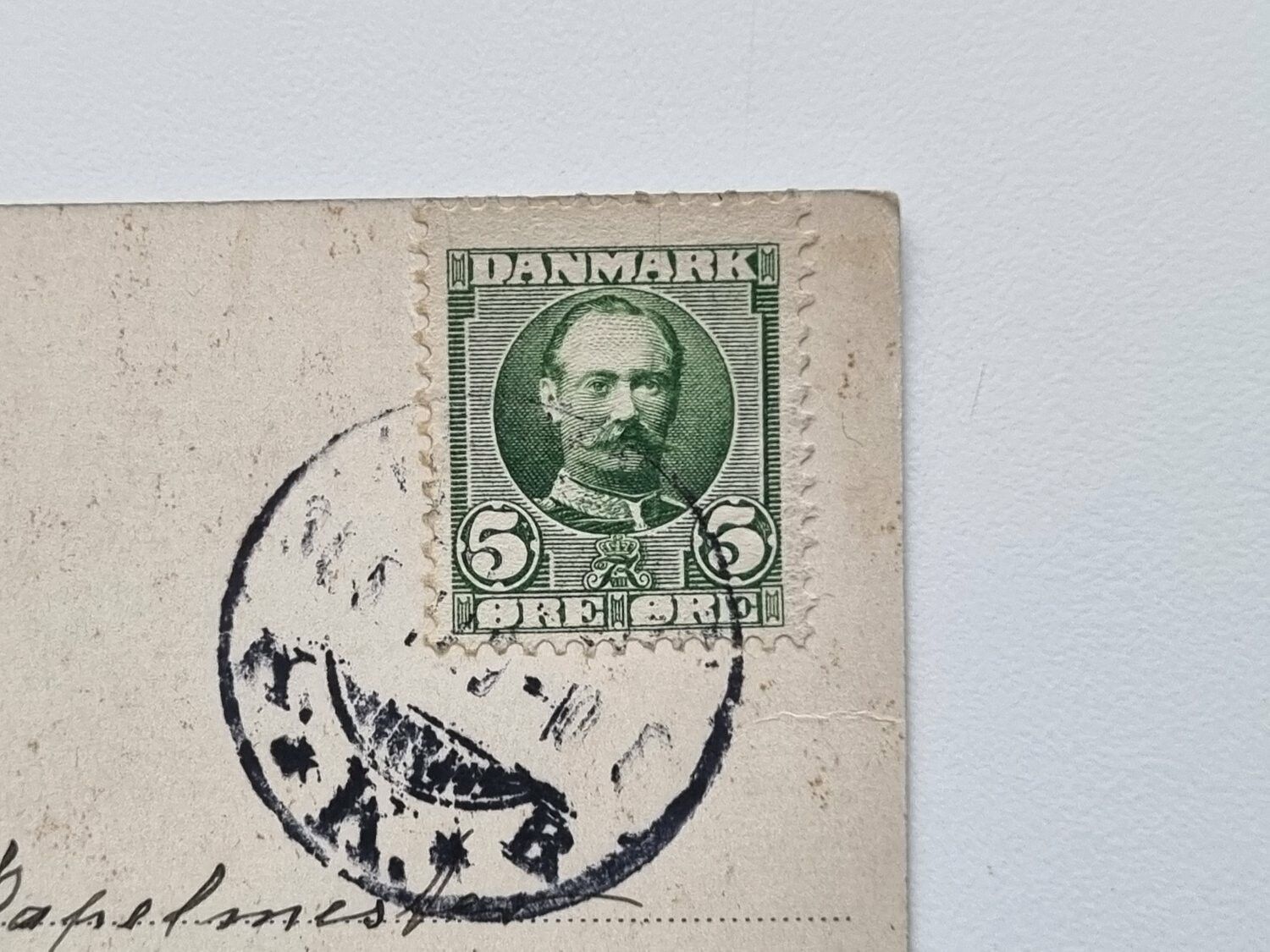 Vykort Ørstedsparken og Teknisk Skole, 1911