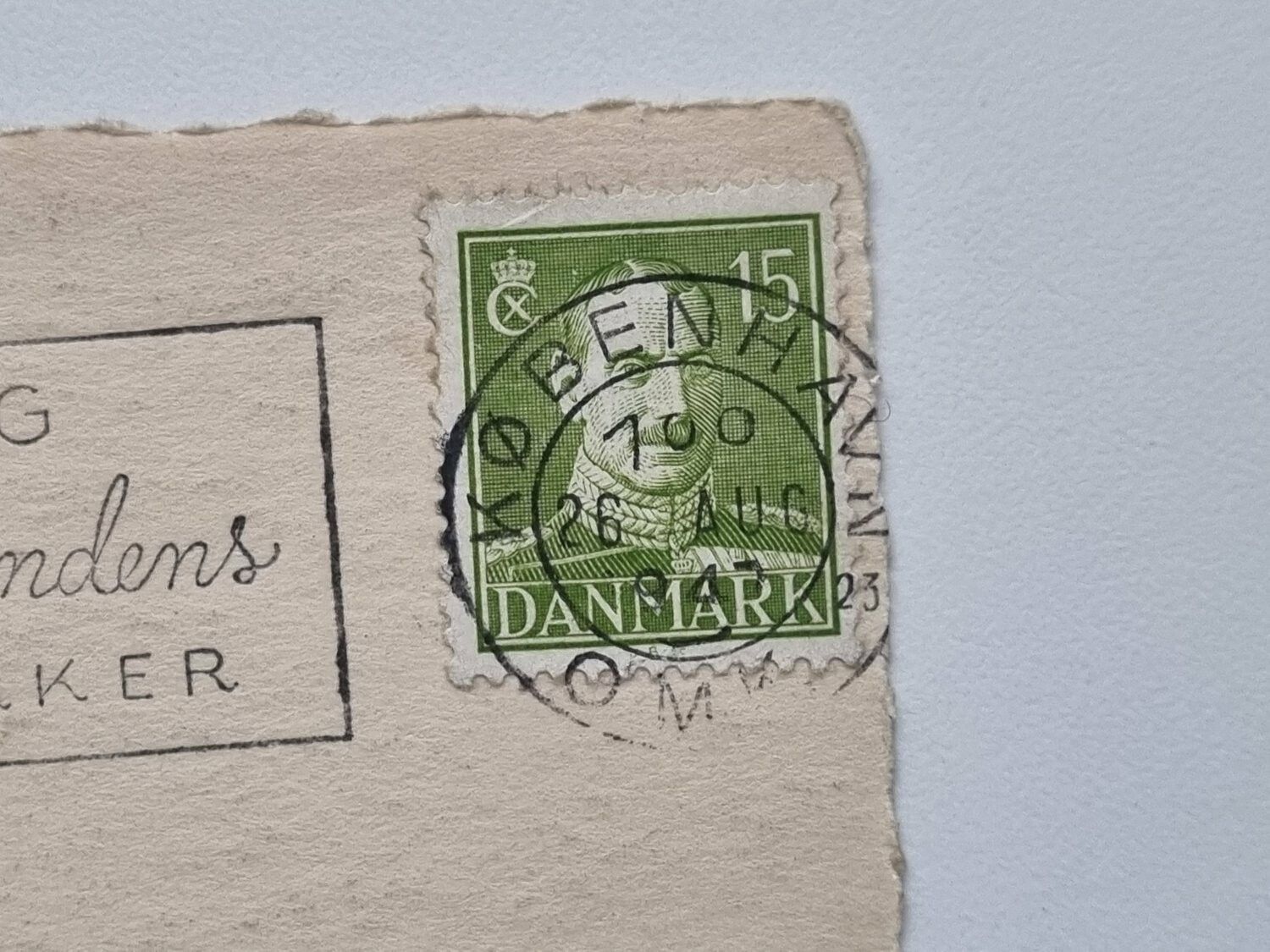 Vykort København. Marmorkirken