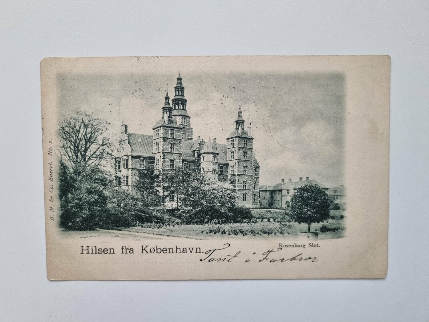 Vykort Köpenhamn Rosenborg slott, 1900
