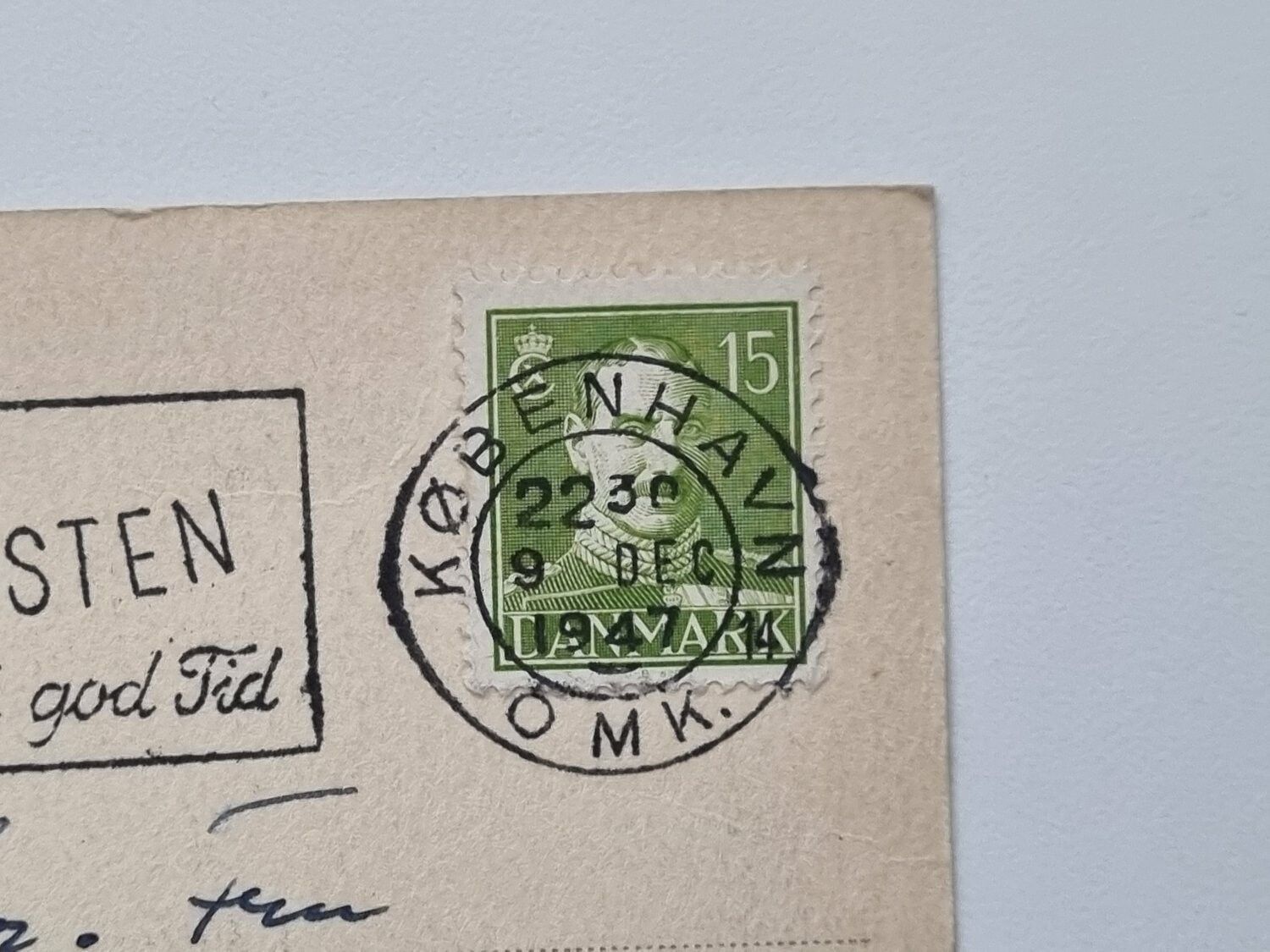 Vykort Köpenhamn Børsen, 1947