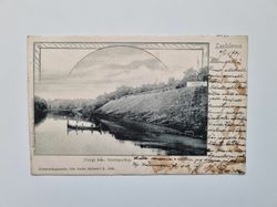 Vykort Landskrona Utsigt från Stottsparken 1901