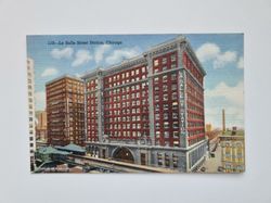 Vykort LaSalle Street Station, Chicago