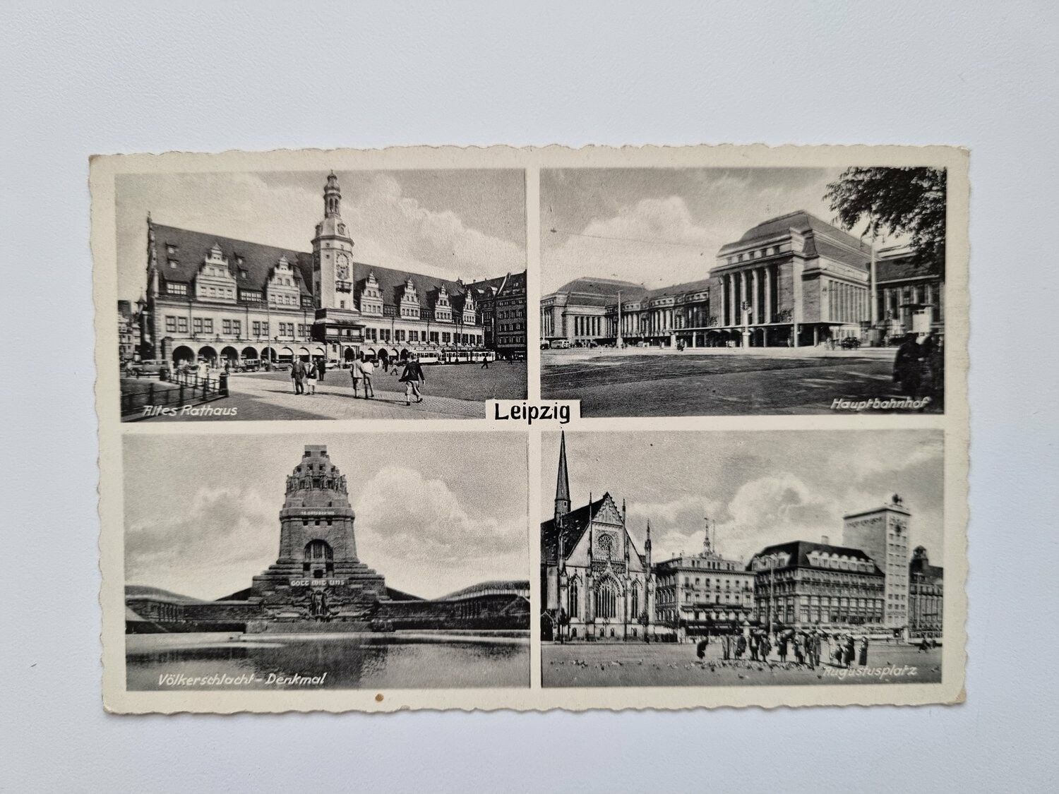 Vykort Leipzig 1938