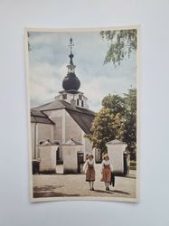 Vykort Leksands kyrka
