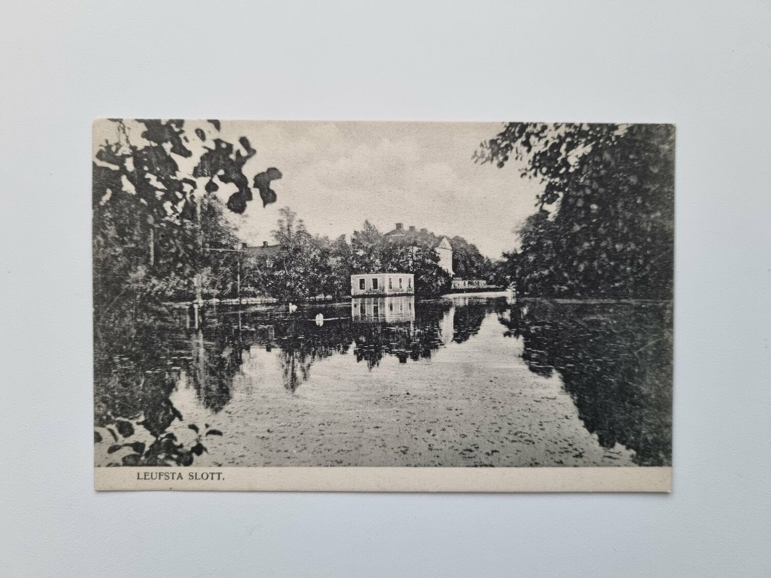 Vykort LEUFSTA SLOTT, 1906
