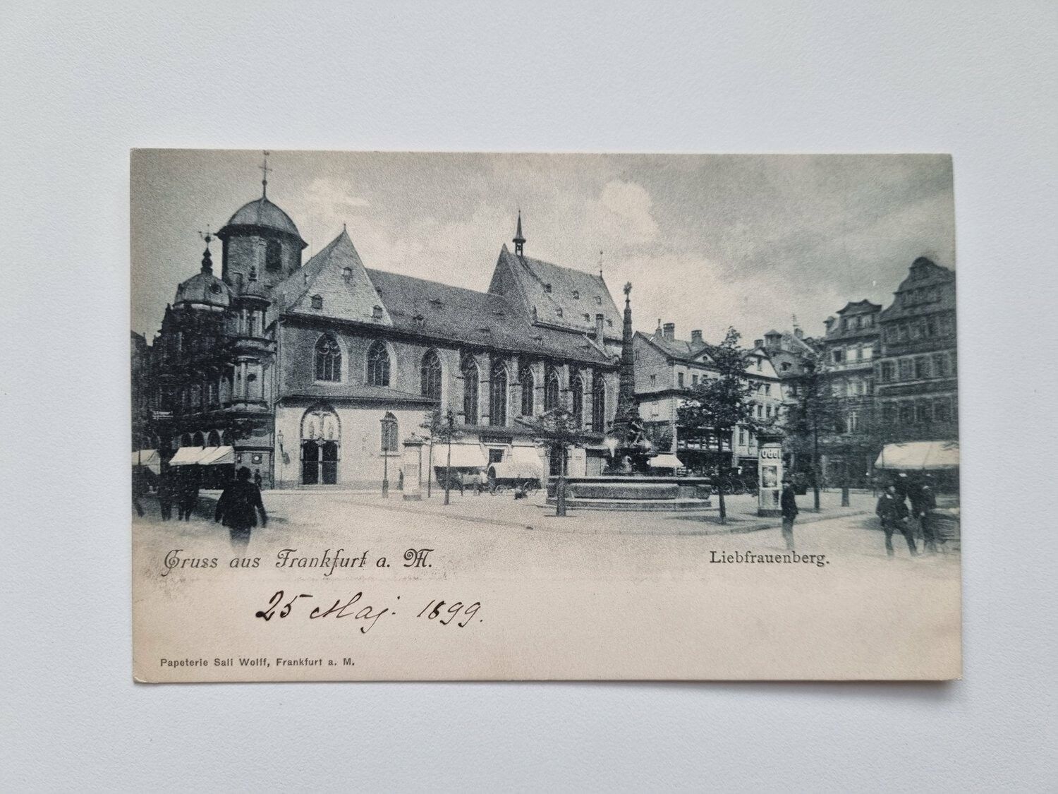 Vykort Liebfrauen, Frankfurt - 1899