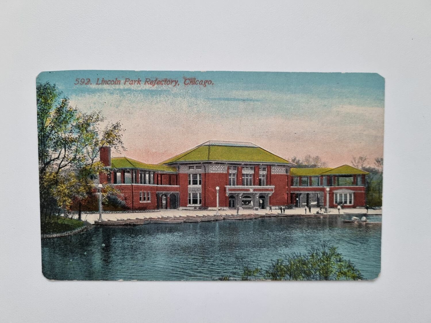 Vykort Lincoln Park Refectory, Chicago