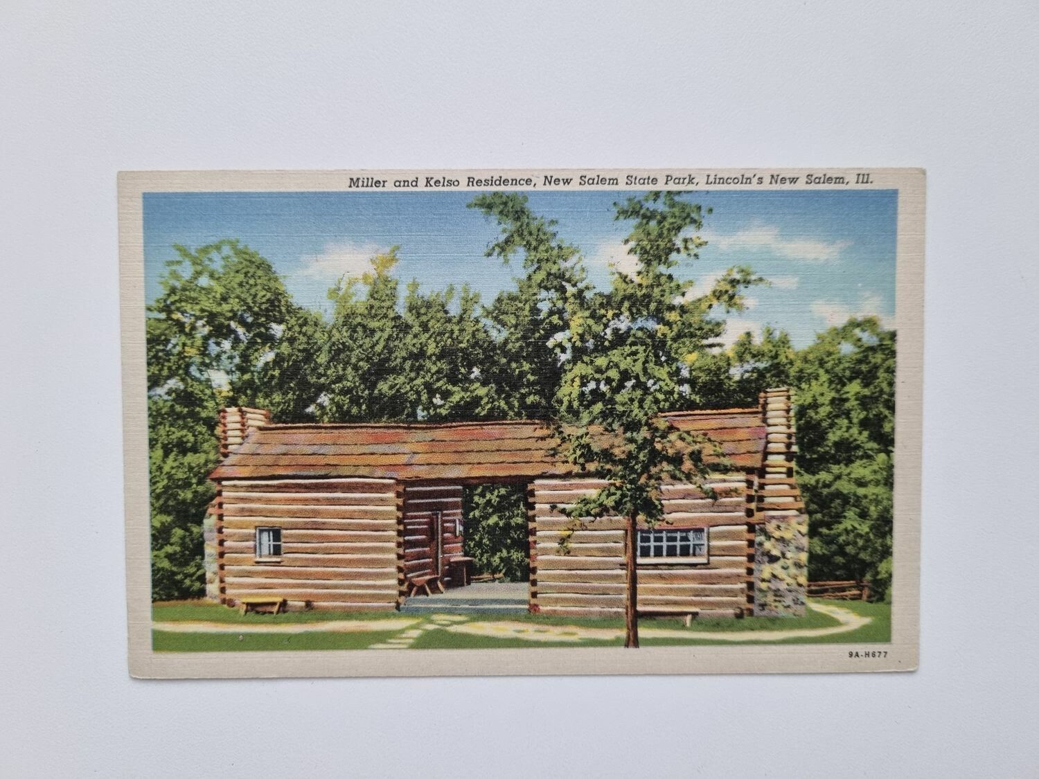 Vykort Lincoln's New Salem State Historic Site