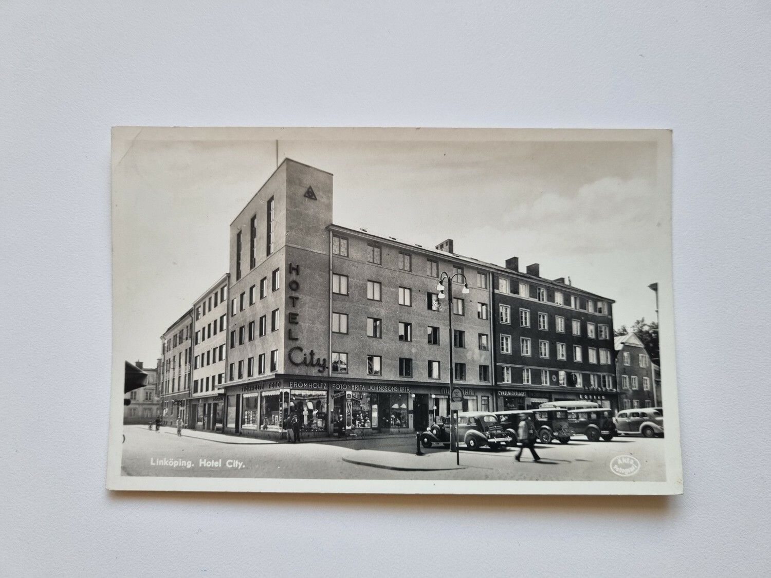Vykort Linköping. Hotel City.
