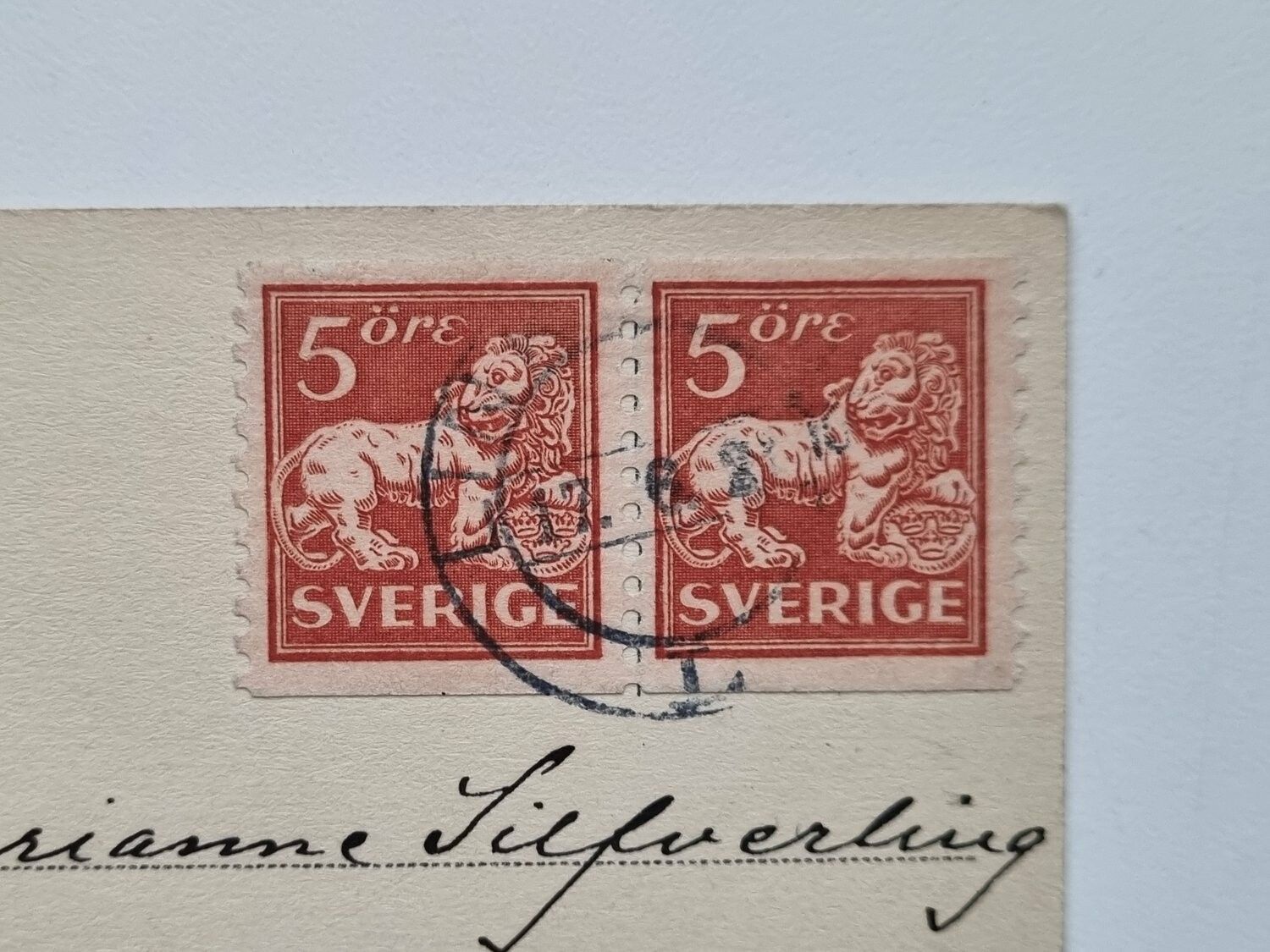 Vykort Linköping, Stångebromonumentet, 1921