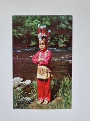 Vykort LITTLE CARL Cherokee Indian